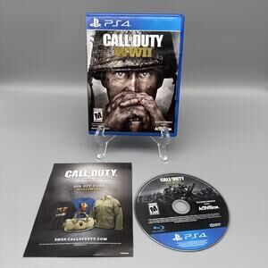 Call of Duty WWII Sony PlayStation 4 PS4 2017 Tested CIB Complete